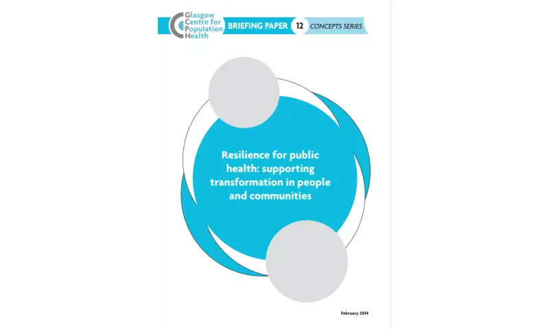 Concepts Series 12 - Resilience for public health